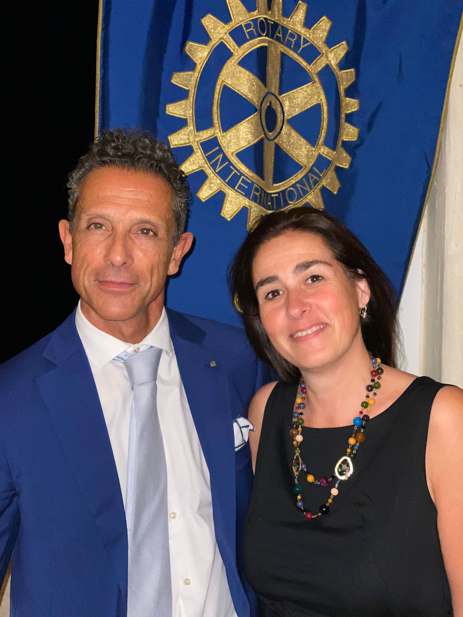 Il presidente Andrea Bartolini e consorte